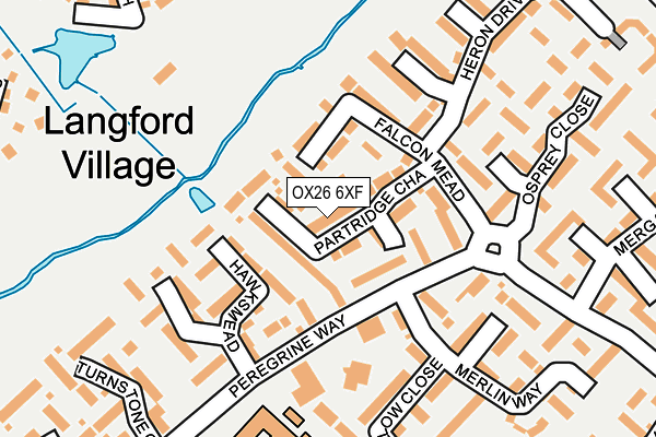 OX26 6XF map - OS OpenMap – Local (Ordnance Survey)