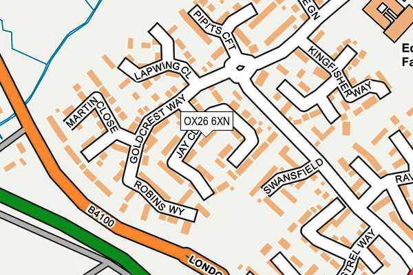 OX26 6XN map - OS OpenMap – Local (Ordnance Survey)