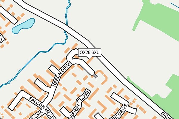 OX26 6XU map - OS OpenMap – Local (Ordnance Survey)