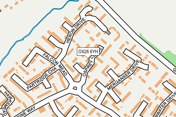 OX26 6YH map - OS OpenMap – Local (Ordnance Survey)