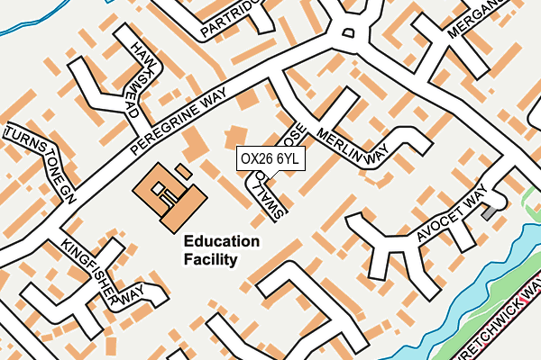 OX26 6YL map - OS OpenMap – Local (Ordnance Survey)