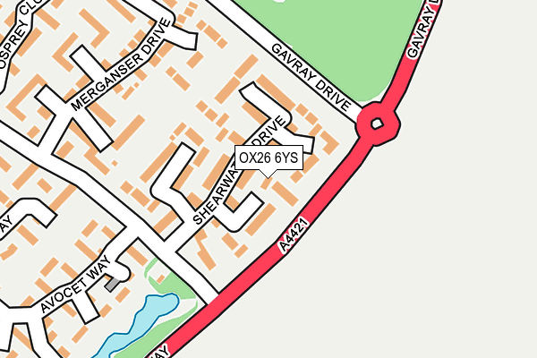 OX26 6YS map - OS OpenMap – Local (Ordnance Survey)