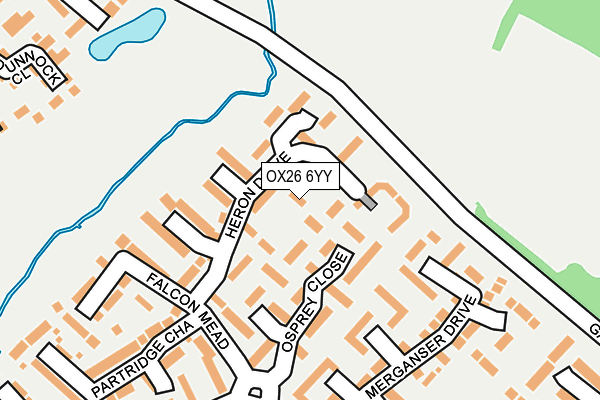 OX26 6YY map - OS OpenMap – Local (Ordnance Survey)