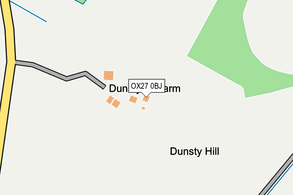 OX27 0BJ map - OS OpenMap – Local (Ordnance Survey)