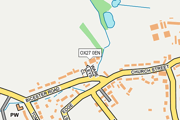 OX27 0EN map - OS OpenMap – Local (Ordnance Survey)