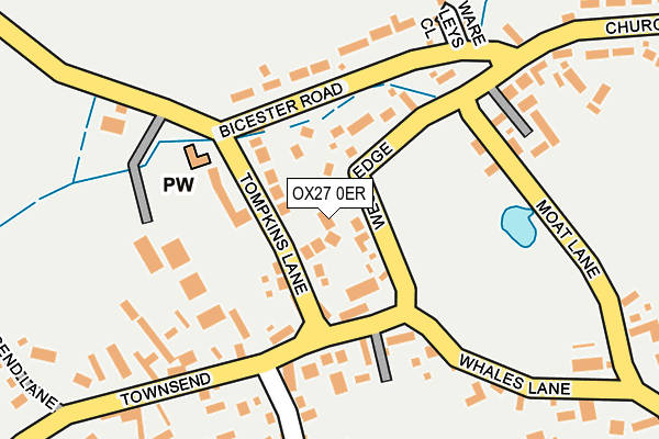 OX27 0ER map - OS OpenMap – Local (Ordnance Survey)