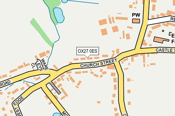 OX27 0ES map - OS OpenMap – Local (Ordnance Survey)