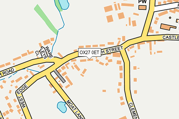 OX27 0ET map - OS OpenMap – Local (Ordnance Survey)