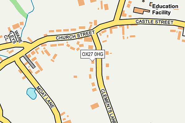 OX27 0HG map - OS OpenMap – Local (Ordnance Survey)