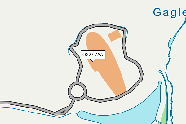 OX27 7AA map - OS OpenMap – Local (Ordnance Survey)