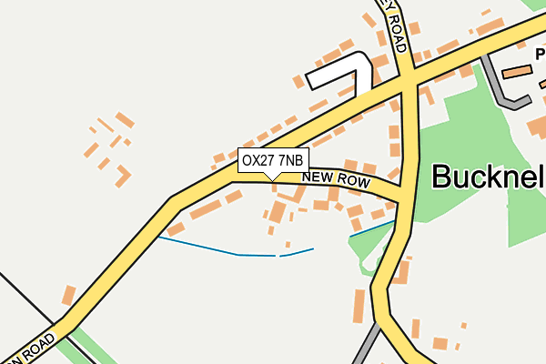 OX27 7NB map - OS OpenMap – Local (Ordnance Survey)