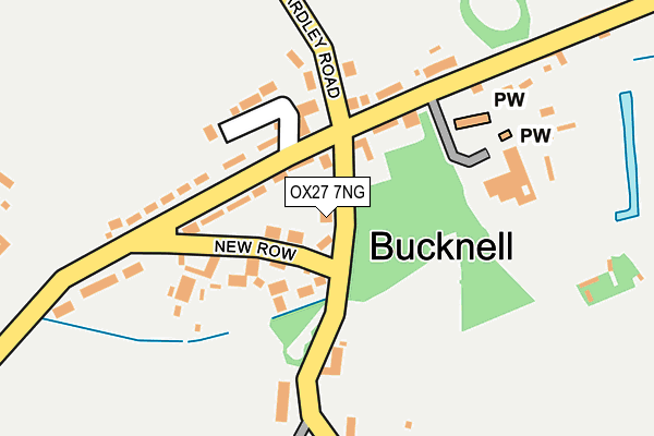 OX27 7NG map - OS OpenMap – Local (Ordnance Survey)