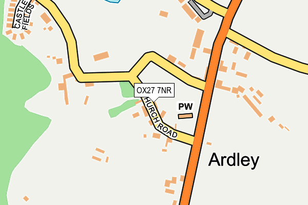 OX27 7NR map - OS OpenMap – Local (Ordnance Survey)