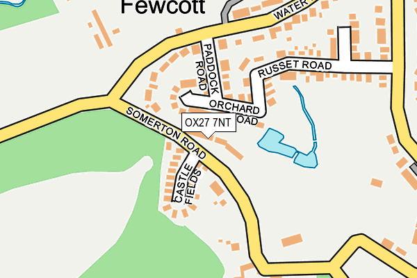 OX27 7NT map - OS OpenMap – Local (Ordnance Survey)