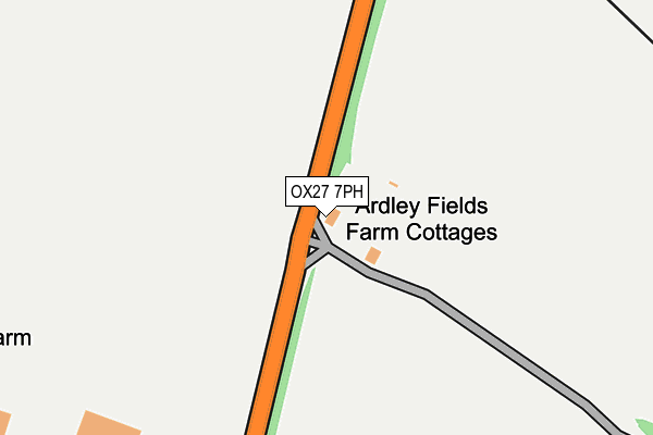 OX27 7PH map - OS OpenMap – Local (Ordnance Survey)