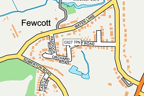 OX27 7PN map - OS OpenMap – Local (Ordnance Survey)