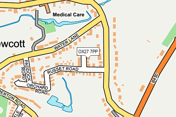 OX27 7PP map - OS OpenMap – Local (Ordnance Survey)
