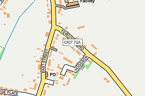 OX27 7QA map - OS OpenMap – Local (Ordnance Survey)