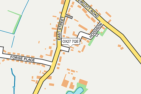 OX27 7QE map - OS OpenMap – Local (Ordnance Survey)