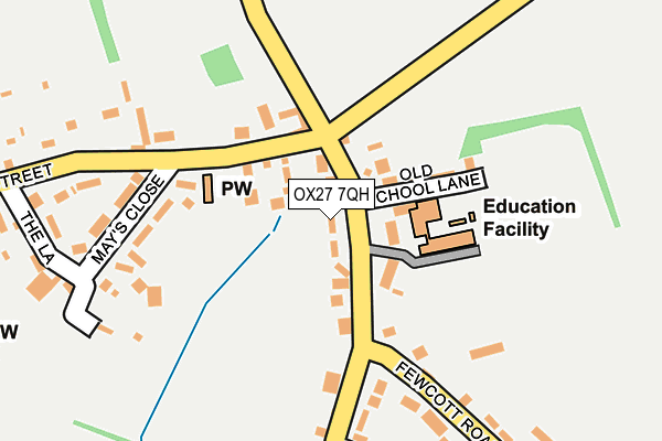 OX27 7QH map - OS OpenMap – Local (Ordnance Survey)