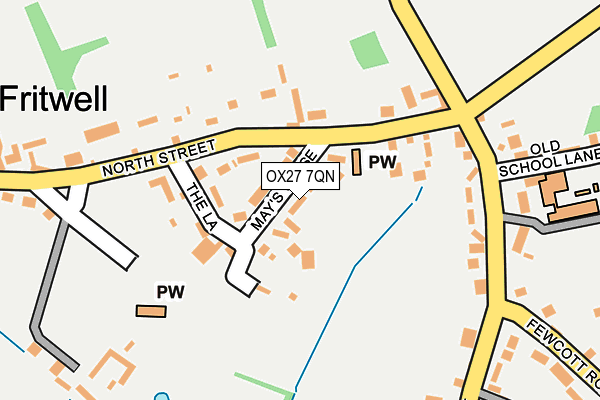 OX27 7QN map - OS OpenMap – Local (Ordnance Survey)