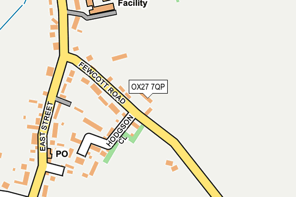 OX27 7QP map - OS OpenMap – Local (Ordnance Survey)