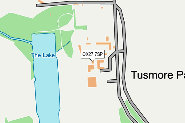 OX27 7SP map - OS OpenMap – Local (Ordnance Survey)