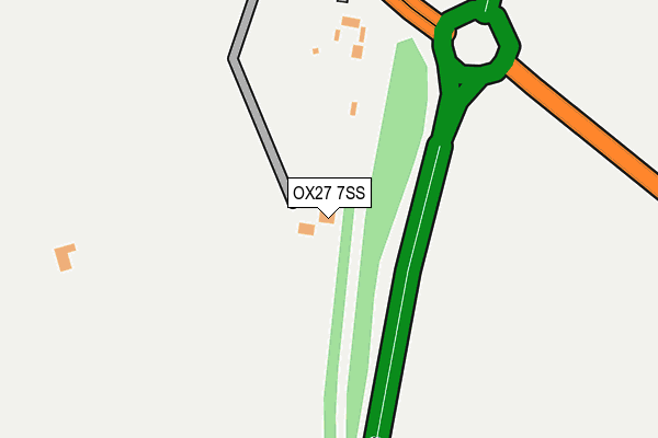 OX27 7SS map - OS OpenMap – Local (Ordnance Survey)