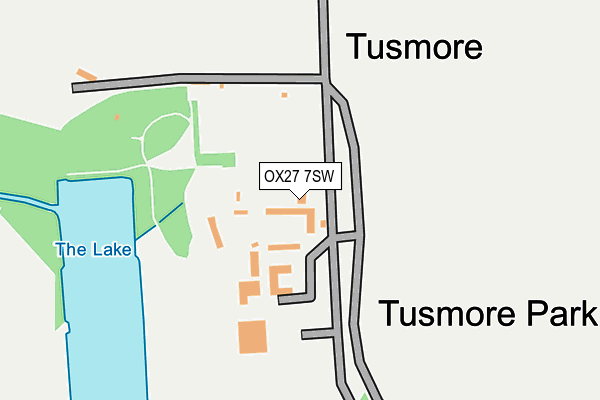OX27 7SW map - OS OpenMap – Local (Ordnance Survey)
