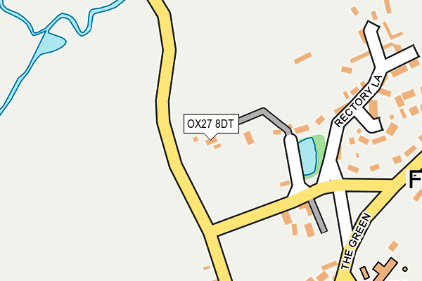 OX27 8DT map - OS OpenMap – Local (Ordnance Survey)