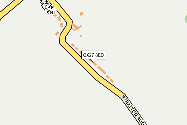 OX27 8ED map - OS OpenMap – Local (Ordnance Survey)