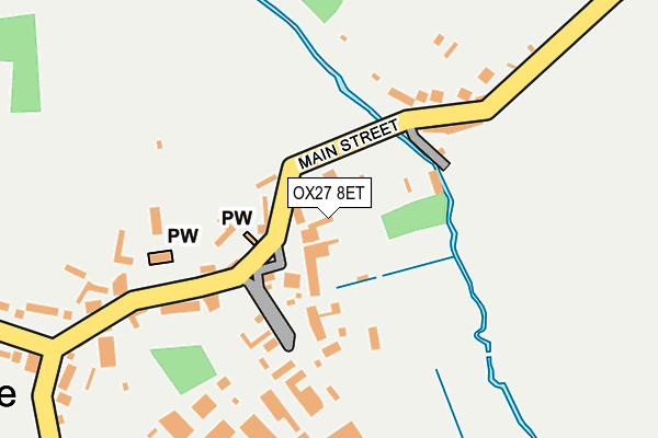 OX27 8ET map - OS OpenMap – Local (Ordnance Survey)