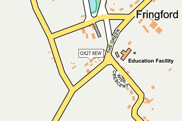 OX27 8EW map - OS OpenMap – Local (Ordnance Survey)