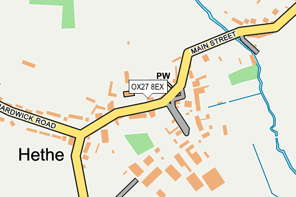 OX27 8EX map - OS OpenMap – Local (Ordnance Survey)