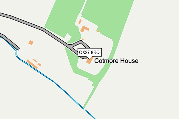 OX27 8RQ map - OS OpenMap – Local (Ordnance Survey)