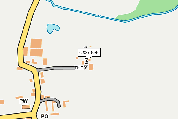 OX27 8SE map - OS OpenMap – Local (Ordnance Survey)