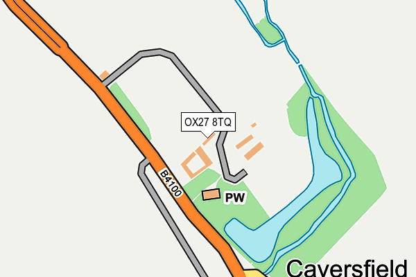 OX27 8TQ map - OS OpenMap – Local (Ordnance Survey)