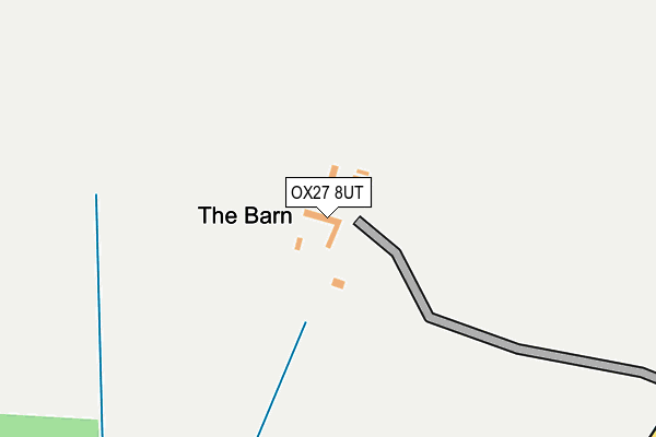 OX27 8UT map - OS OpenMap – Local (Ordnance Survey)