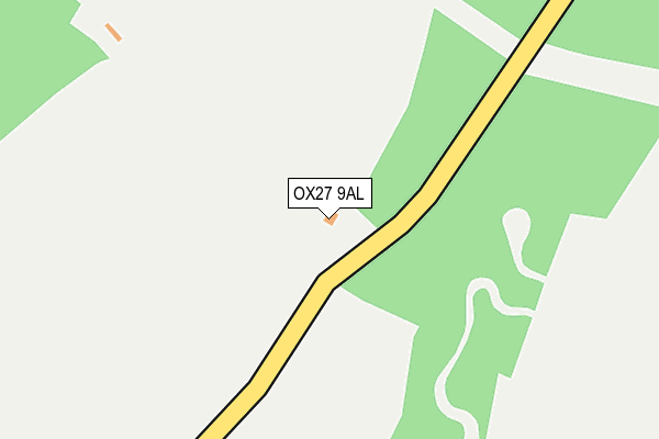 OX27 9AL map - OS OpenMap – Local (Ordnance Survey)