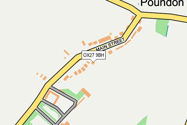 OX27 9BH map - OS OpenMap – Local (Ordnance Survey)