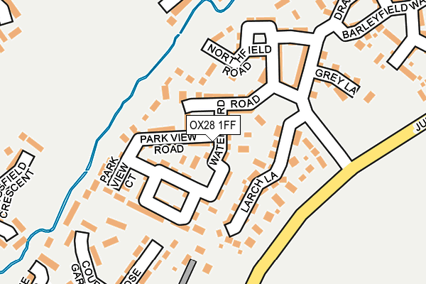 OX28 1FF map - OS OpenMap – Local (Ordnance Survey)