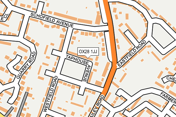 OX28 1JJ map - OS OpenMap – Local (Ordnance Survey)