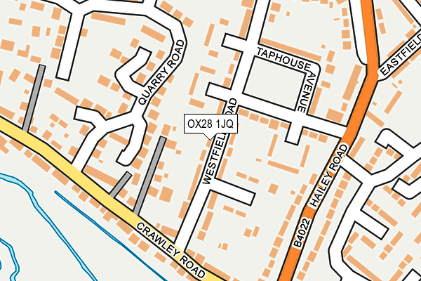 OX28 1JQ map - OS OpenMap – Local (Ordnance Survey)