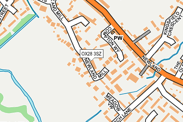 OX28 3SZ map - OS OpenMap – Local (Ordnance Survey)