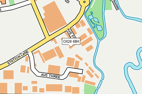 Map of AVENTAE LTD at local scale