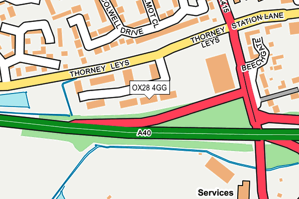 Map of BARTINGTON DEFENCE & SPACE LIMITED at local scale