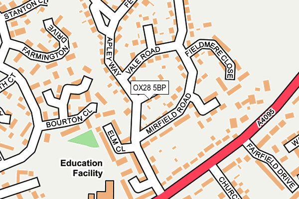 OX28 5BP map - OS OpenMap – Local (Ordnance Survey)