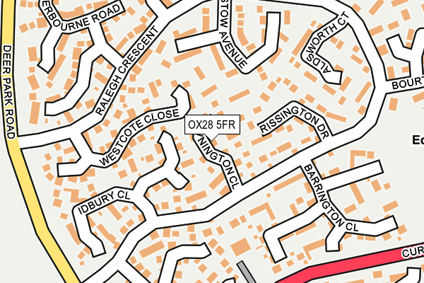 OX28 5FR map - OS OpenMap – Local (Ordnance Survey)