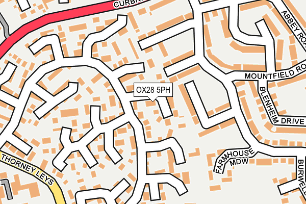 OX28 5PH map - OS OpenMap – Local (Ordnance Survey)