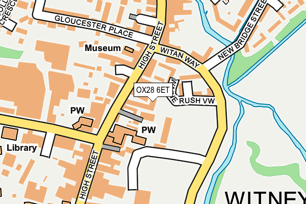 OX28 6ET map - OS OpenMap – Local (Ordnance Survey)